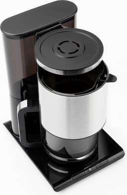 FRITEL Koffiezetapparaat CO 2150 - Koffiemachine / Koffiezet - 1,5L - 10-15 Kopjes - Filter - Zichtbaar waterniveau - Warmhoudfunctie - Ecodesign - Zwart — thumbnail 4