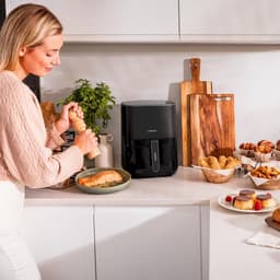 Cecotec Heißluftfritteuse ohne Öl 5,5L Cecofry Fantastik Window 5500 Fenster. 1500W, PerfectCook-Technologie, 9 Kochmodi, Touchscreen, Einstellbar 80-200ºC, Fenster, Kochzeit bis zu 60 Min — thumbnail 4