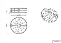 REALITY TRONDHEIM - Ventilator - Zwart mat - excl. 4x E27 4 W - Licht apart schakelbaar - Afstandsbediening - Plafondbevestiging - Niet geschikt voor externe dimmer - 3 snelheidsinstellingen - Timer - Zomer- en wintermodus — thumbnail 4