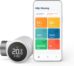 tado° Slimme Radiatorknop X – Uitbreidingset 1 Stuk – Slimme Thermostaatknop – Werkt met Google Home, Alexa & Apple HomeKit - Draadloos — thumbnail 1