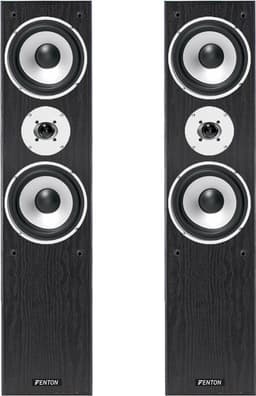 Luidsprekers - Fenton SHFT60B - Set van twee hifi luidsprekers voor stereo en home cinema - Zwart — thumbnail 4