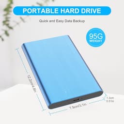 Harde schijf extern - Harde schijf - 2TB - Draagbaar - Externe harde schijf - Must have voor al uw extra foto's en bestanden! — thumbnail 5