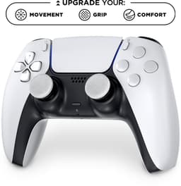 KontrolFreek Sports Clutch Thumbsticks - White/Black - PS5/PS4 — thumbnail 2