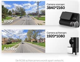 70Mai Dashcam 4K – Dashcam Voor Auto Voor En Achter – Bioscoop Kwaliteit – ADAS Systeem – Parkeercamera — thumbnail 4