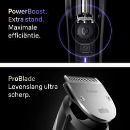 BRAUN Baardtrimmer BT9560 Baardtrimmer Metallic grijs — thumbnail 3