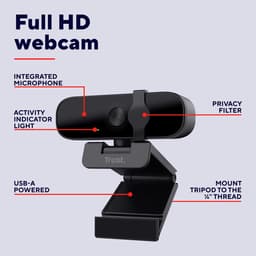 Trust Tanor 1080p Full HD-webcam — thumbnail 4