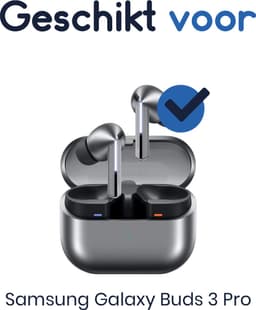 Ibley ComfortFit Siliconen oortips voor Samsung Galaxy Buds 3 Pro grijs - Siliconen Earplug - S/M/L formaat - 3 paar - 3 maten - Galaxy Buds 3 Pro oortips — thumbnail 2