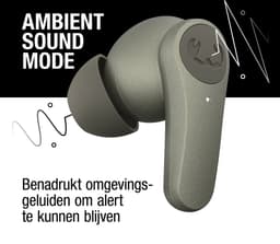 Fresh ’n Rebel Twins Rise - Draadloze Oordopjes met Noise Cancelling - Draadloos Opladen - 30 Uur Speelduur - Dried Green — thumbnail 5