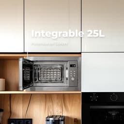 Inbouw Magnetron met Grillfunctie 25L Digitaal RVS Look — thumbnail 4