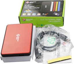 Draagbare Externe Harde Schijf 160GB USB 3.0 Supersnel Backup voor Laptop en PC Rood — thumbnail 1