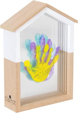 Mooie Handafdruk Set voor Kinderen, Familie en Baby – Inclusief 4 Kleuren Klei voor een Duurzaam Souvenir — thumbnail 1
