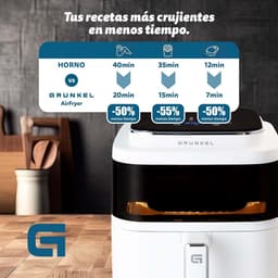 Grote Capaciteit Luchtfriteuse 6L met 12 Programma's en Digitaal Bedieningspaneel — thumbnail 4
