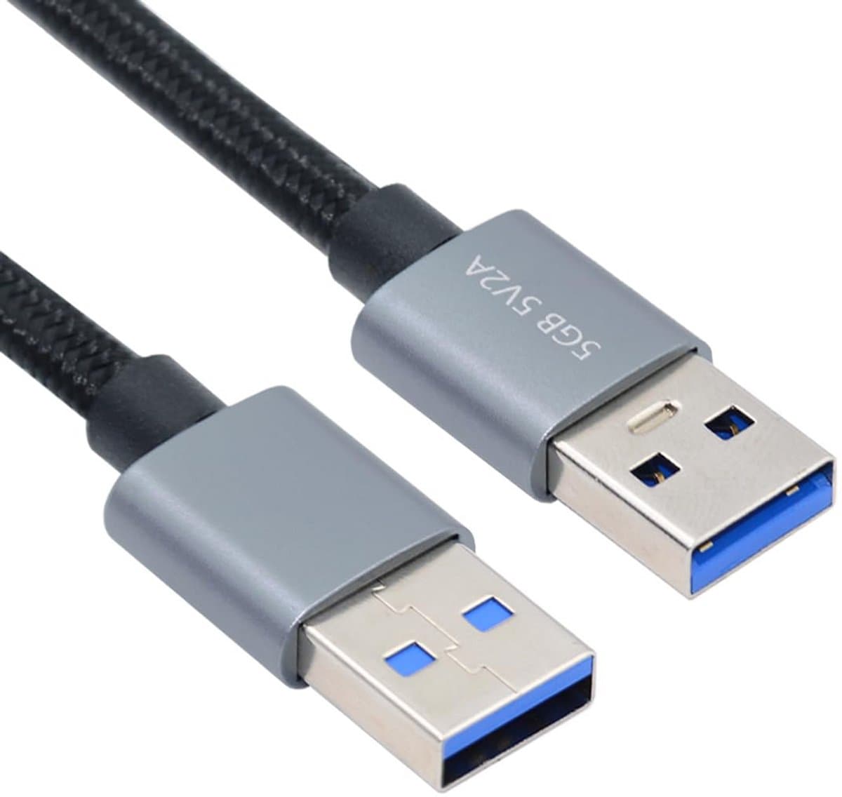 USB 3.0 Type-A naar USB 3.0 A Kabel 30cm - 5Gbps - Voor Externe SSD, Harde Schijf en Camera — afbeelding 1