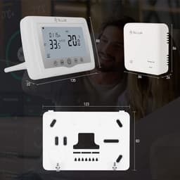 Slimme Wifi Thermostaat met App Bediening, Spraakbesturing (Alexa/Google), Programmeerbaar en Vorstbeveiliging — thumbnail 4