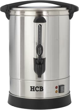 HCB® - Professionele Horeca Percolator - 12 liter - 80 kopjes - 230V - RVS / INOX Perculator - Elektrisch koffiezetapparaat - Volautomatische koffiemachine - 37x36.5x48.5 cm (DxBxH) - 3.10 kg - 1347 — thumbnail 1