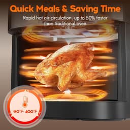 Heteluchtfriteuse 8-in-1 met Grote Oven en Vooraf Ingestelde Functies — thumbnail 5