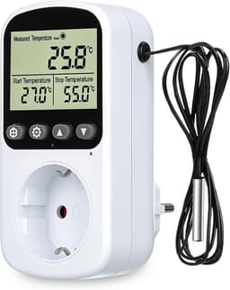 Digitale Thermostaat Socket met Temperatuurregeling voor Kas en Terrarium — thumbnail 1