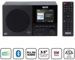 Imperial DABMAN-120BK DAB+/FM Radio - Bluetooth - USB - Zwart