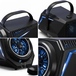 Professionele Bellenmachine met LED-Licht & Afstandsbediening – Krachtige Bubbelmachine voor Feest, Party, DJ, Bruiloft & Evenementen — thumbnail 3