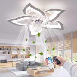 LED Plafondventilator met Dimbare Verlichting en Afstandsbediening — thumbnail 4