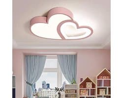 Moderne Dimbare Plafondlamp met Afstandsbediening voor Kinderkamer - Cartoon Design en Verzachte Kleuren