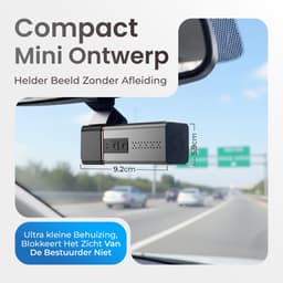 Dynabright Dashcam 4K – Incl. 32GB kaart - Met Achteruitcamera (1080p) – Nachtzicht – Dashcam Voor Auto - Wifi – GPS – Parkeermodus – Dashcams - 170° Groothoek – G-Sensor Noodvergrendeling — thumbnail 3