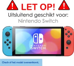 Screenprotector Geschikt voor Nintendo Switch Bescherm Glas Screen Protector — thumbnail 2