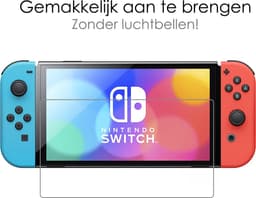 Screenprotector Geschikt voor Nintendo Switch Bescherm Glas Screen Protector — thumbnail 4