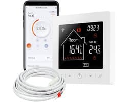 Slimme WiFi Kamerthermostaat voor Elektrische Vloerverwarming en App Bediening