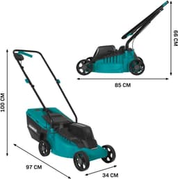 Accu Grasmaaier - Draadloze Maaier - Gazon Onderhoud - Borstelloze Motor - 32 cm Maaibreedte — thumbnail 2