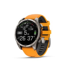 Garmin Fenix 8 Sapphire AMOLED 47mm - Titanium - Multisport GPS Smartwatch - Spark Orange/Graphite — thumbnail 2