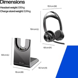 Poly Voyager Focus 2 Draadloze Hoofdtelefoon Met Microfoon En Usb-C Oplader — thumbnail 5