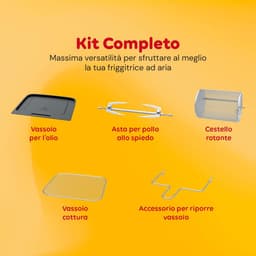Multifunctionele Oven - Heteluchtfriteuse Luchtpan - Gezond Koken - 10 Liter Capaciteit - 36 x 40 cm - Zwart — thumbnail 4