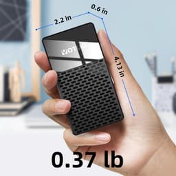 Draagbare SSD 1 TB met USB-C en SD/TF-kaartlezer voor optimale opslag — thumbnail 3