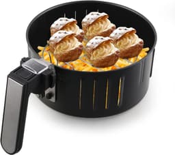 DYNA® Airfryer xl - Airfryer xxl - Heteluchtfriteuse - Zwart- 33cm x 33cm x 37cm — thumbnail 5