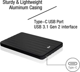 Externe SSD 1TB USB 3.1 Gen 2 - Draagbare en Schokbestendige Opslagoplossing — thumbnail 3