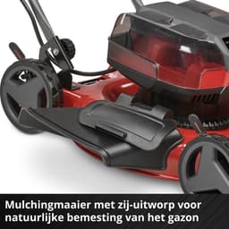 Einhell Accu Grasmaaier GE-CM 36/48 Li M Solo - Power X-Change - 36 V/Li-ion - Maaibreedte: 48 cm - Dubbele Twin-Pack-technologie - Maaihoogte: 25-75 mm - Mulching functie - Excl. accu en lader — thumbnail 3