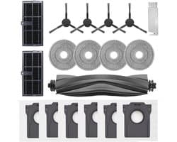 Namajunas - Accessoires Geschikt voor Dreame L10s Ultra/L10s Pro Ultra Heat - Stofzuiger onderdeel - Stofzuigeraccessoires - voor dreame robotstofzuiger - 1x hoofdrolborstel, 6x stofzak, 4x zijborstels, 2x filter, 4x dweildoeken, 1x reinigingsborstel