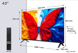 TCL 43S5L 43 | Full HD QLED Smart TV | Android TV | HDR10 | Zwart — thumbnail 5