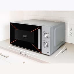 Magnetron – Magnetronoven – Microgolfoven – Combimagnetron – Mini Oven – 20 Liter Inhoud – 700W Magnetronvermogen en 1000W Grillfunctie — thumbnail 2