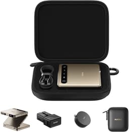 Aurzen ZIP Titanium Gold 4-in-1 bundel – Draagbare Tri-fold Mini Beamer – 720p HD – 100 ANSI – Bluetooth 5.4 – 5000 mAh – tot 120 Inch — thumbnail 2