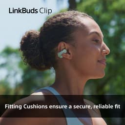 Sony LinkBuds Clip – Draadloze open-ear oordopjes – Zwart — thumbnail 3