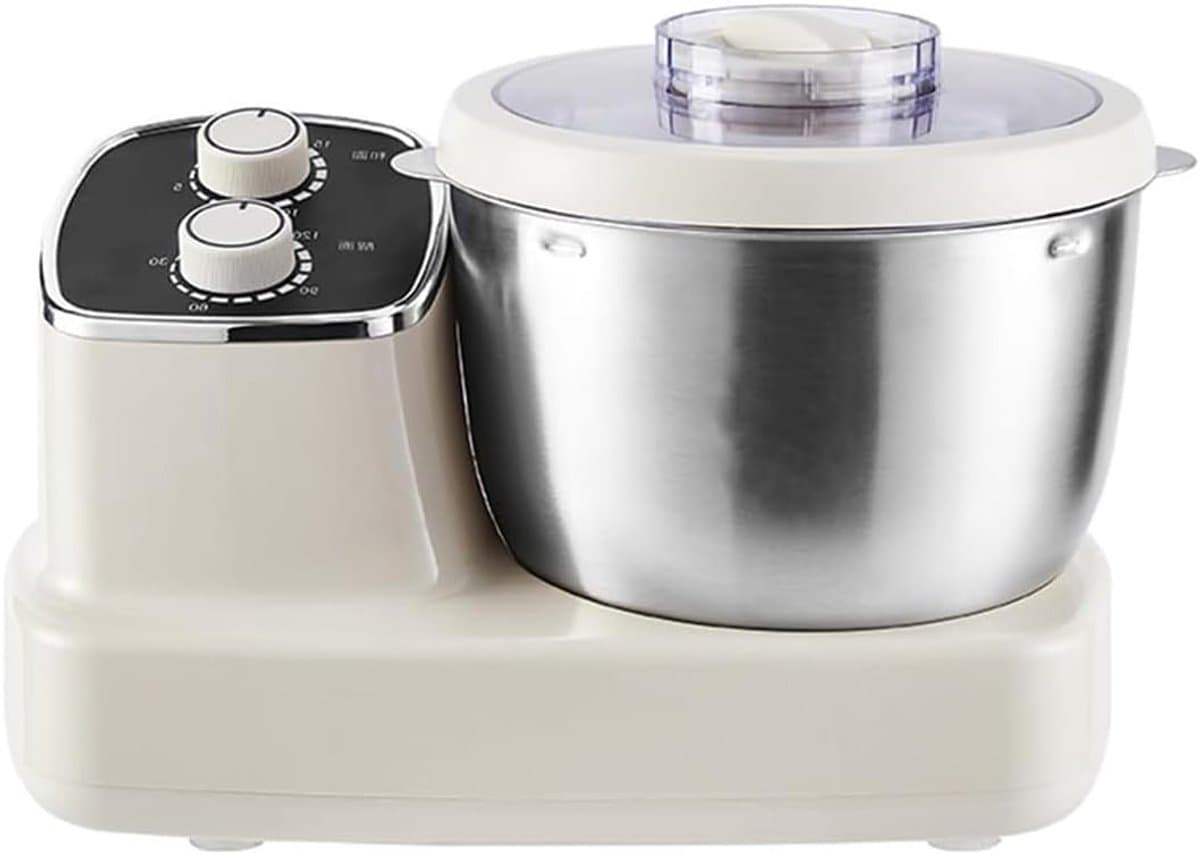 Deegmixer - Keukenmachine - Bakken Deeg - Slimme Thermostaat - 5 Liter Kom - Melkwit — afbeelding 1