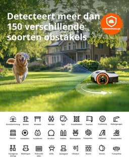 Robotmaaier – Grasmaaier – Automatische Maaier – Robot Grasmaaier – Gazonmaaier – RTK+Vision Precisie – Draadloze Virtuele Grens — thumbnail 4