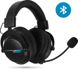 Drivv. PRO Draadloze Gaming Headset met Microfoon - Bluetooth Game Headset geschikt voor PS4, PS5 en PC - Gaming Koptelefoon - Draadloos 2.4GHz — thumbnail 1