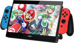 Gloovon® Draagbare Gaming Monitor - 10.1 inch Full HD IPS - Voor Nintendo Switch & OLED - Met Accu & Speakers - Plug & Play - Zwart — thumbnail 1