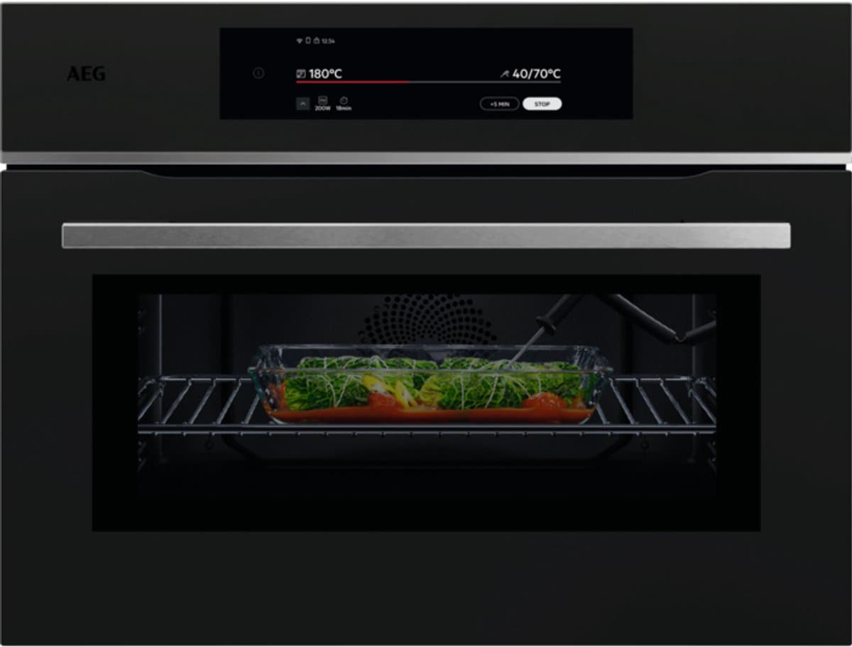AEG Series 9000 TKK8N821T 44 l 3000 W Zwart — afbeelding 1