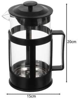 Cafetière - French Press - 1 Liter - Koffie Maker - Thee Maker — thumbnail 2