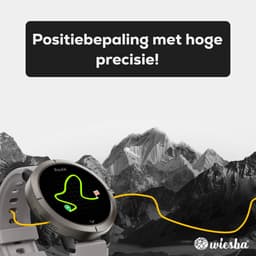 Wiesba Smartwatch Ultra-performance 76 - Sporthorloge met Hartslagmeter -Stappenteller - Sport Horloge met Belfunctie - Smart Watch Saturatiemeter - Smartwatch 1.32inch - 466*466 Resolutie - GPS - Android/iOS - Zwart — thumbnail 4