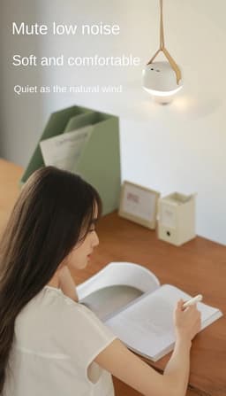 Accu Plafondventilator - Ventilator Lamp Accu - Draagbare Ventilator Lamp - USB-C - Camping verkoeling - Tent Verlichting - Tent Verkoeling - Ventilator Ophangen - Lamp Warm Wit - Accu Ventilator met Afstandsbediening — thumbnail 4